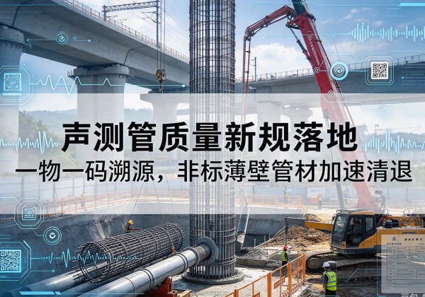 中卫声测管质量新规落地，一物一码溯源，非标薄壁管材加速清退