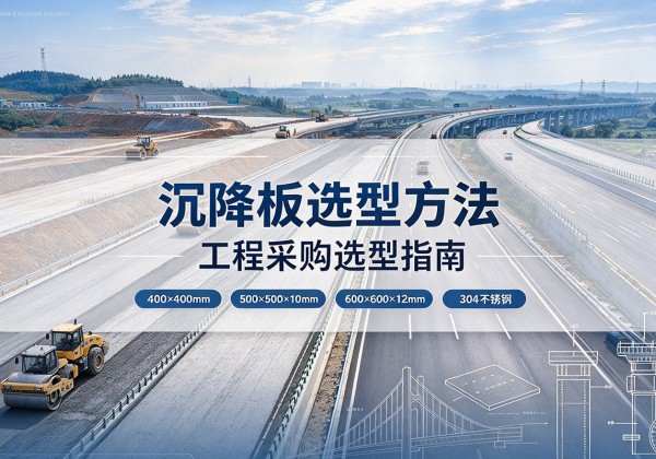 中卫沉降板选择方法